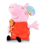 Urso De Pelúcia Peppa Pig A Pronta Entrega 30cm Ursinho