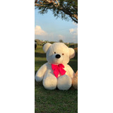 Urso Gigante Grande Personalizado Pelúcia Macio Teddy 110cm