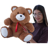 Urso Gigante Grande Personalizado Pelúcia Macio Teddy 40cm