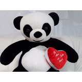 Urso Panda Pelúcia Otimo Presente Dia Namorada 120cm 1,2 Mts