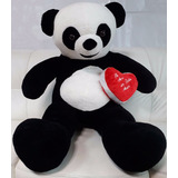 Urso Panda Te Amo Ursinho Pelúcia Gigante 120cm 1,2 Mt Natal