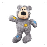Urso Pelúcia Kong Wild Knots Bear Para Cães Cinza Grande