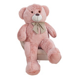 Urso Pelúcia Teddy Gigante Rose 1,10