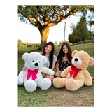 Urso Teddy Bear Grande Gigante Pelúcia Macio 110cm Nacional