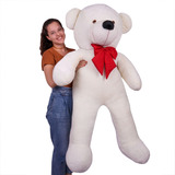 Urso Teddy Grande 1,40 Metro Gigante Pelúcia 140 Cm Nacional