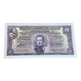 Uruguai- 10 Pesos 1939 Flôr De