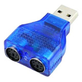 Usb Adaptador Conversor Para Ps2 Fêmea