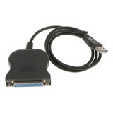 Usb Para Cabos Adaptadores Db-25 Paralelos