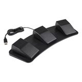 Usb Triplo Pedal De Controle De Ação Do Teclado E Pedal