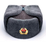 Ushanka Original Soviético. Autêntico Chapéu Russo. Novo.