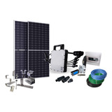 Usina Solar 2 Placas Fotovoltaico Micro Inversor Hoymiles