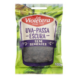 Uva-passa Escura Sem Semente La Violetera Pacote 100g