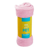 Uzoo Microfibra Para Pet Manta 70x90cm Cor Rosa