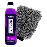 V-floc Shampoo Automotivo Neutro Concentrado Luva