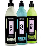 V10 Polidor Corte + V20 Refino + V30 Lustrador Vonixx 500ml