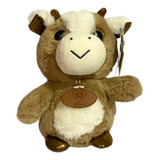 Vaca De Pelúcia Vaquinha Fazenda Animais Decoração 22cm