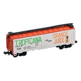 Vagão Refrigerador Tropicana Orange Juice Escala