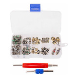 Valve Core Valve A/c Car Tool Kit De 102 Unidades De Ar Cond