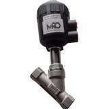 Válvula Angular Assento Inclinado 1/2 Pol. Dn40 Aço Inox