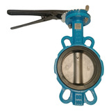 Válvula Borboleta 4'' Polegadas Ff Disco Inox Epdm Alavanca