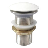 Válvula Click 1.1/4 Inox C/ Tampa Ceramica Branca - Flvx Hid