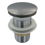 Válvula Click Up 1 1/4 Inox Luxo Tampa Grande Para Cuba Pia