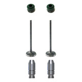 Valvula De Admissao E Escape Ybr 125 Factor + Retentor Guia