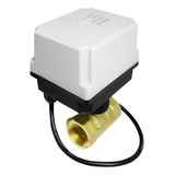 Válvula De Esfera Motorizada 1/2 Oleo, Agua, Gas 24v Dc