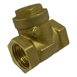 Válvula De Retenção Horizontal Metal 1.1/4 Latão Portinhola