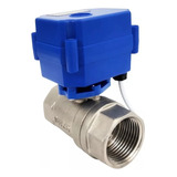 Válvula Esfera Motorizada Inox Dn25 1 Polegada 12v 24v Dc