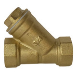 Válvula Filtro Y Com Tela De Aço Inox 3/4 Polegada 