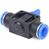Válvula Pneumática De Bloqueio De Fluxo Tubo X Tubo Ø6mm
