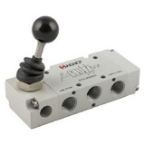 Válvula Pneumática Manual Alavanca 5/2 Aignep 01vl27cc03