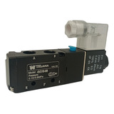Válvula Pneumática Solenoide 1/4'' 5/2 Vias Retorno Mola
