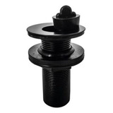 Válvula Ralo 7/8 Inox Preto Tampa Silicone Flvx