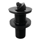 Válvula Ralo Lavatorio Cuba 7/8 Metal Preto Inox Premium
