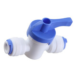 Valvula Registro Engate Rápido 3/8 X 3/8 Branca Para Filtro Purificador De Água Soft Everest