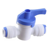 Valvula Registro Engate Rápido Bbi 3/8 X 3/8 Branca Para Filtro Purificador Bebedouro