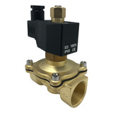 Válvula Solenoide 2 Vias 3/4 Na Gás / Água / Ar / Óleo 220v
