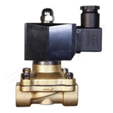 Válvula Solenoide 2 Vias Latão Rosca 3/8 Normal Fechada  220