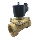 Válvula Solenoide 2 Vias Nf Ar Óleo Gás Água 1.1/4 Bsp 220v