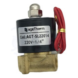 Válvula Solenoide Forno Fritadeira Água Óleo Ar Gás 1/4 220v