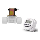 Valvula Solenoide + Temporizador Timer Digital Programador