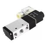 Válvula Solenoide/mola 5/2 Vias Rosca 1/4 Pneumática 220v