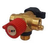 Válvula Ventilada Elétrica Cilindro Sem Pescoço Gnv Igt