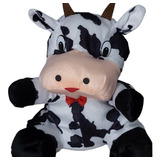 Vaquinha Malhada De Pelúcia Infantil 30cm