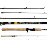 Vara Carbono Para Carretilha Albatroz Pro Staff 1,80m 8-17lb 2 Partes - Muito Leve Para Arremessos +