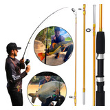 Vara De Pesca Molinete 1,80 Maciça Resistente 18 Kg Premium