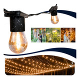 Varal De Luzes Cordão De Iluminação 30m Com Lampada Led 1w