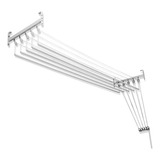 Varal De Teto Para Apartamento 150cm 5 Varetas Individuais